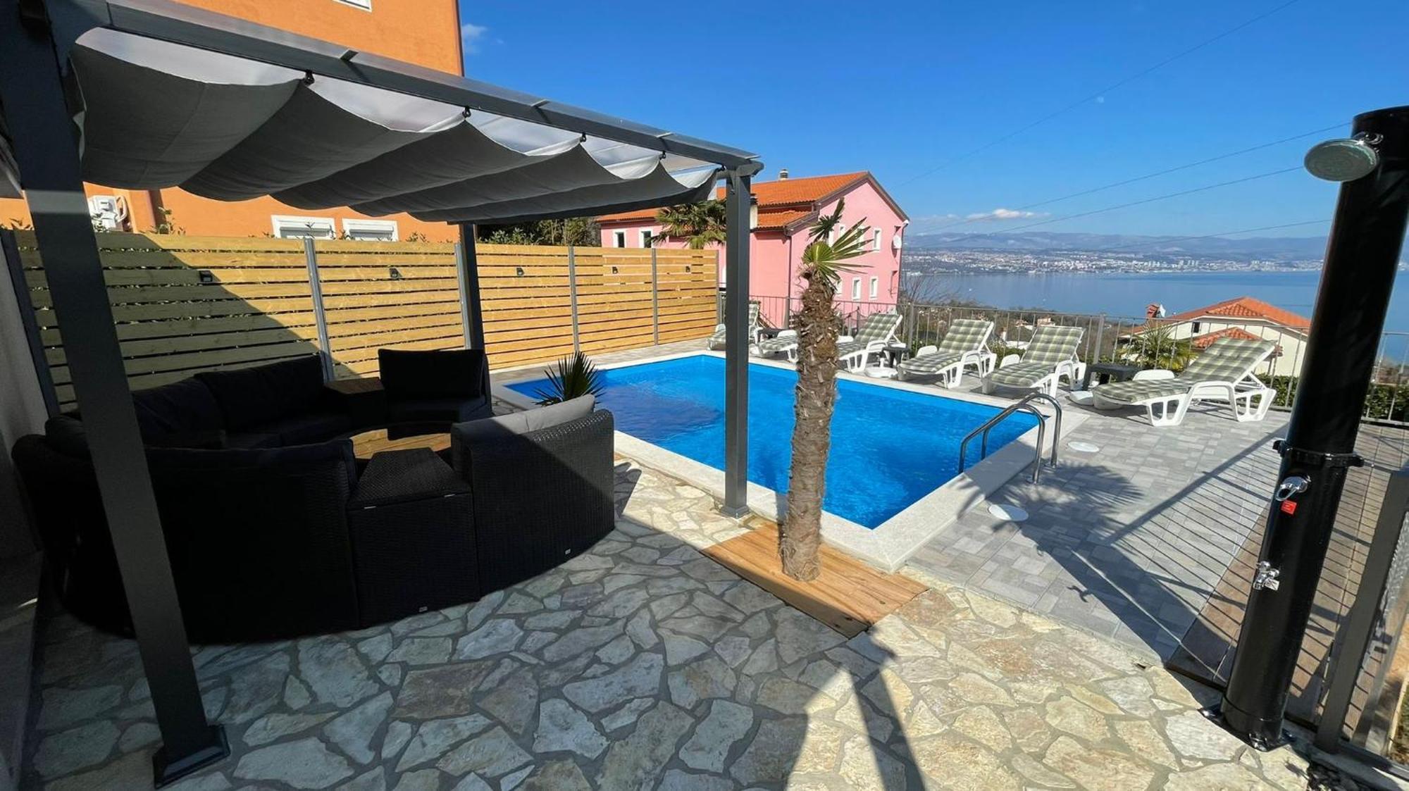 Apartments Kroatien Lovran Rom bilde